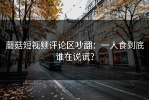 蘑菇短视频评论区吵翻：一人食到底谁在说谎？